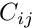 $ C_{ij} $